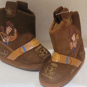 Toy story woody boots slippers 5-6 toddler